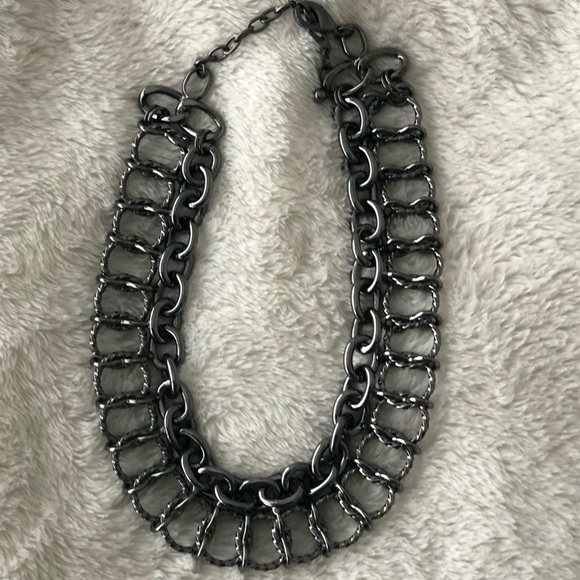 Graphite Chain Choker/Necklace - Picture 3 of 3